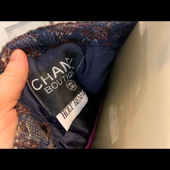 Chanel Classic Boucle Skirt Suit Jacket 38 Bust 40 - Picture 13 of 16